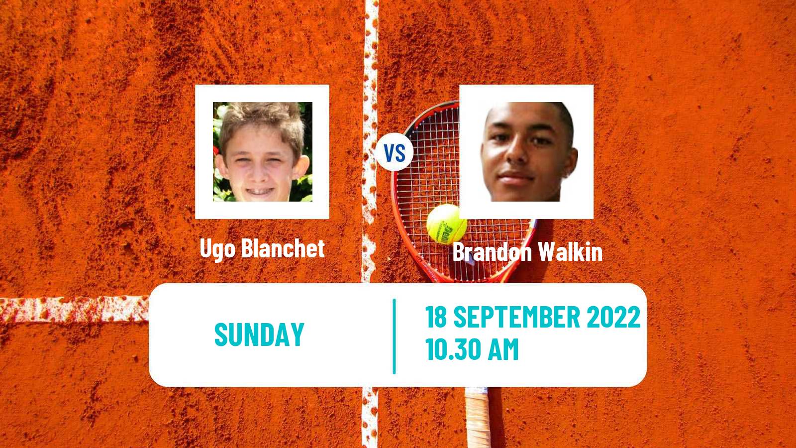 Tennis ATP Challenger Ugo Blanchet - Brandon Walkin