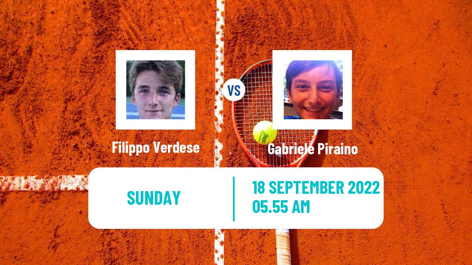 Tennis ATP Challenger Filippo Verdese - Gabriele Piraino