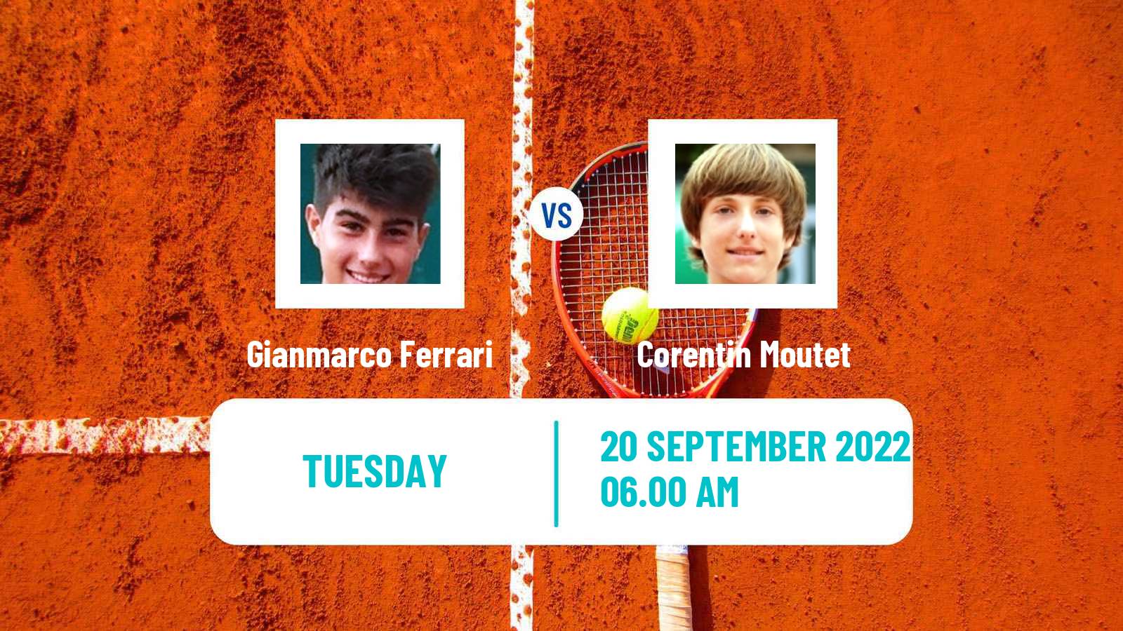 Tennis ATP Challenger Gianmarco Ferrari - Corentin Moutet