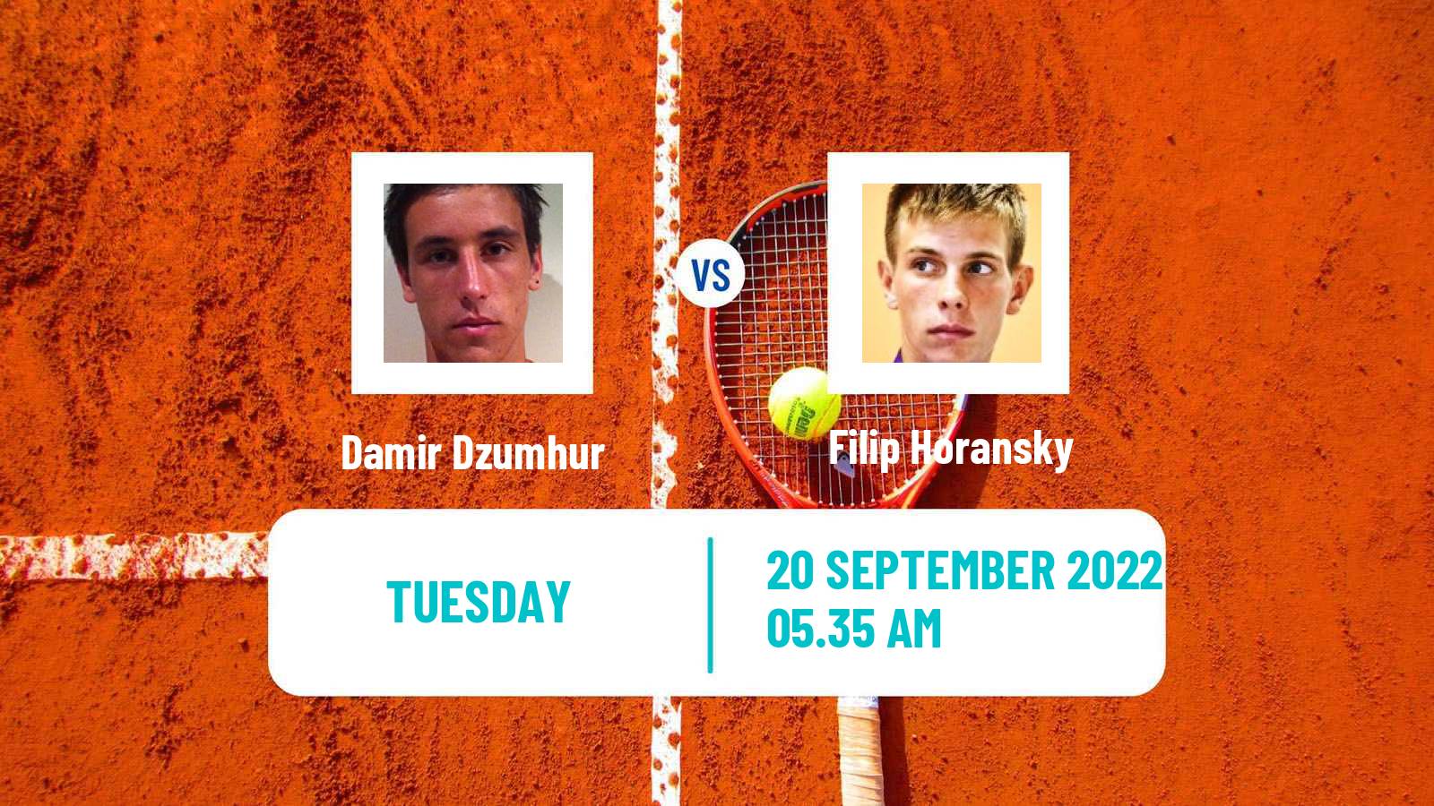 Tennis ATP Challenger Damir Dzumhur - Filip Horansky