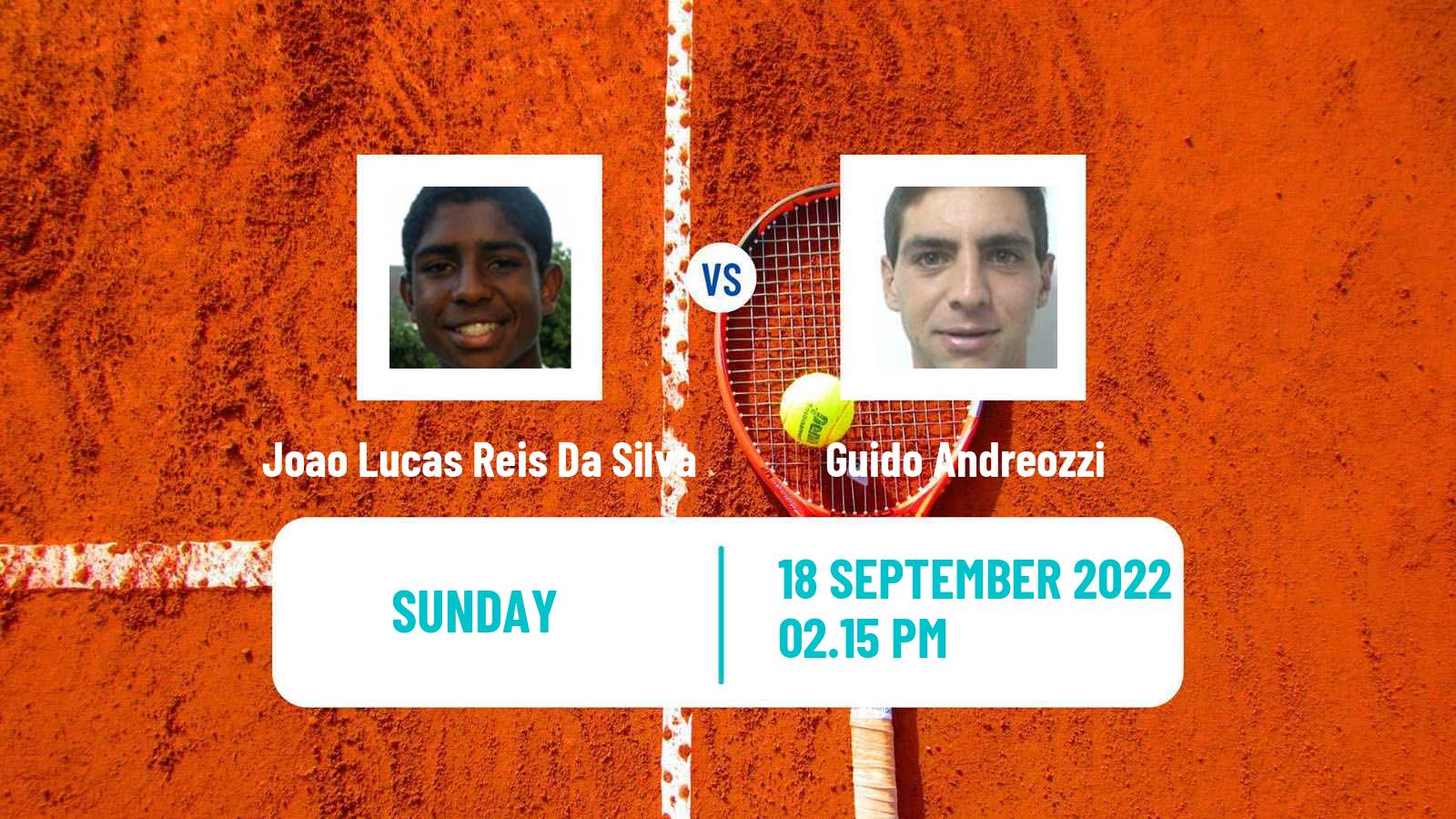 Tennis ATP Challenger Joao Lucas Reis Da Silva - Guido Andreozzi