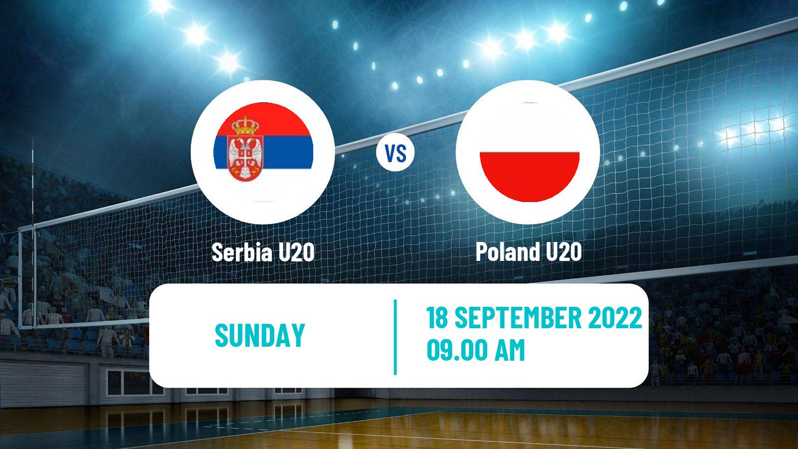 Volleyball European Championship U20 Volleyball Serbia U20 - Poland U20