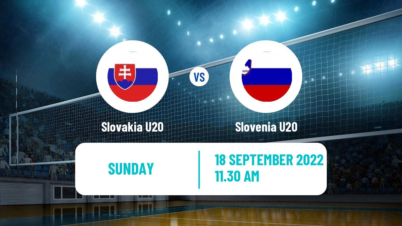 Volleyball European Championship U20 Volleyball Slovakia U20 - Slovenia U20