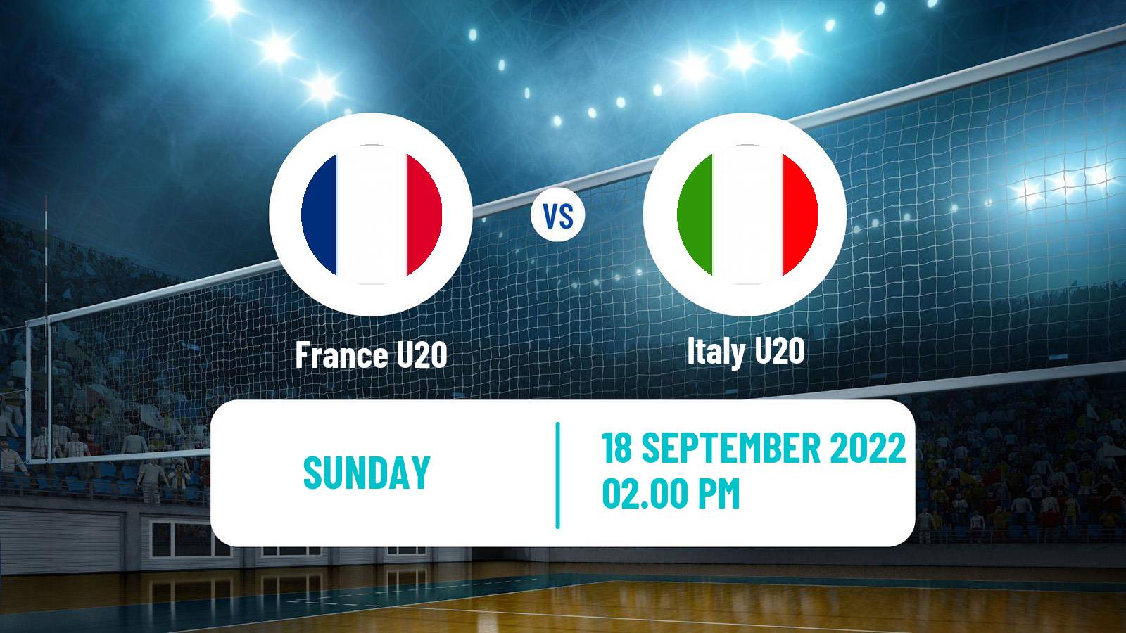 Volleyball European Championship U20 Volleyball France U20 - Italy U20