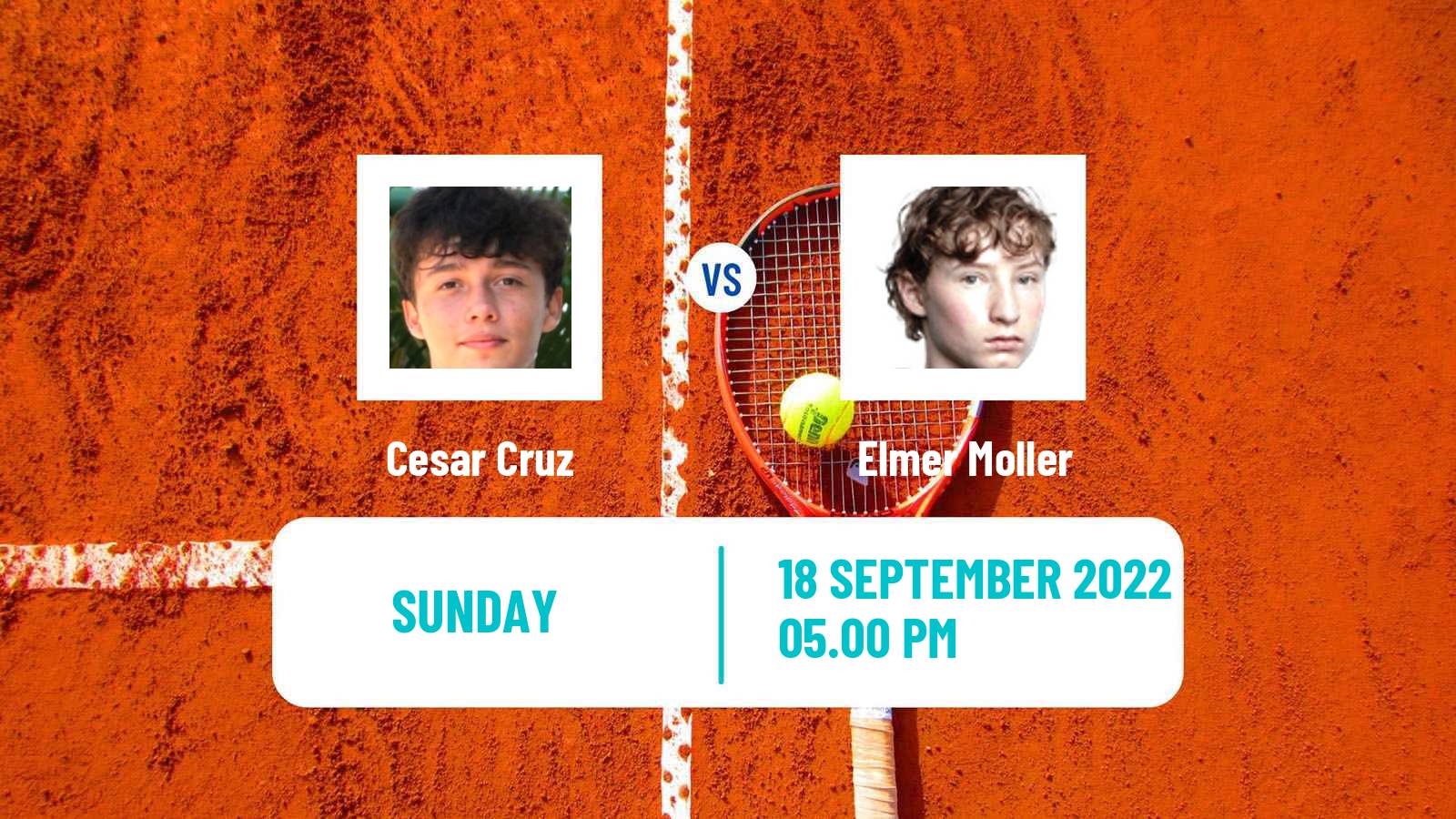 Tennis Davis Cup World Group II Cesar Cruz - Elmer Moller