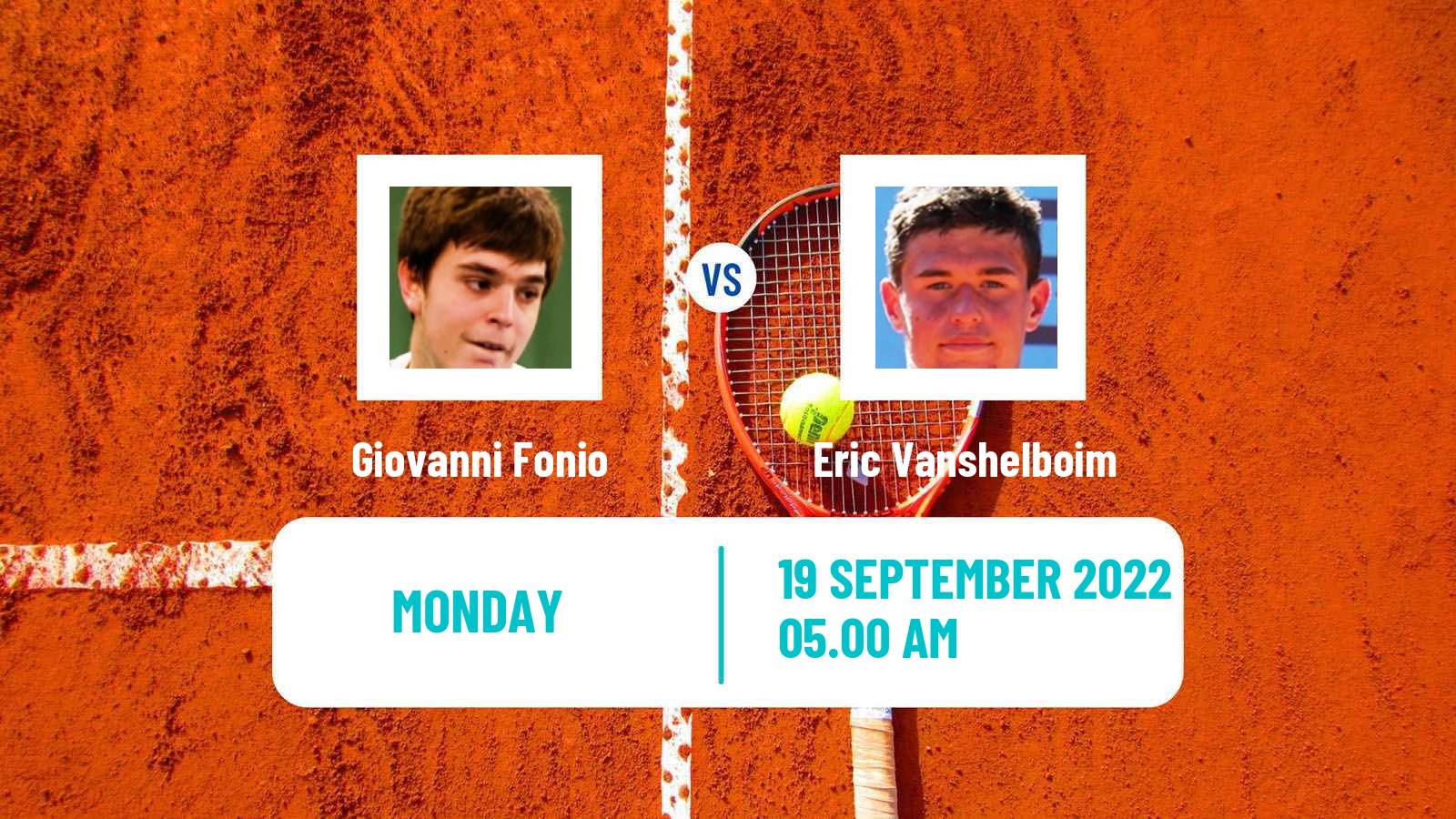 Tennis ATP Challenger Giovanni Fonio - Eric Vanshelboim