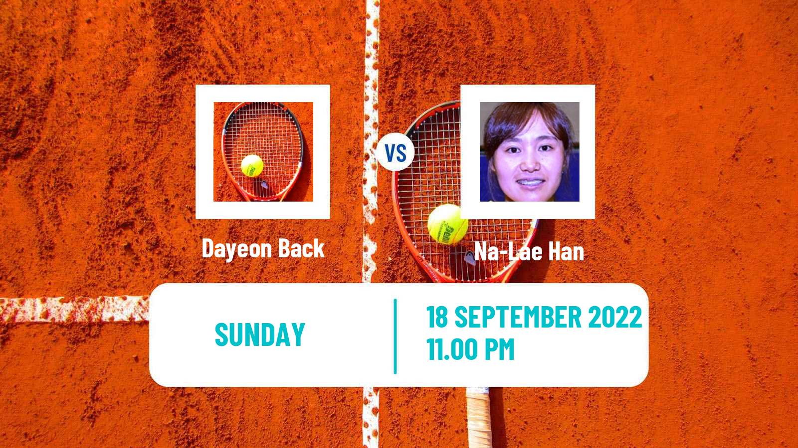 Tennis WTA Seoul Dayeon Back - Na-Lae Han