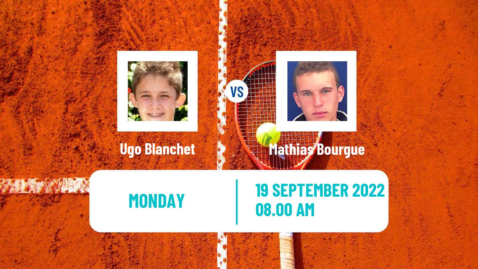 Tennis ATP Challenger Ugo Blanchet - Mathias Bourgue