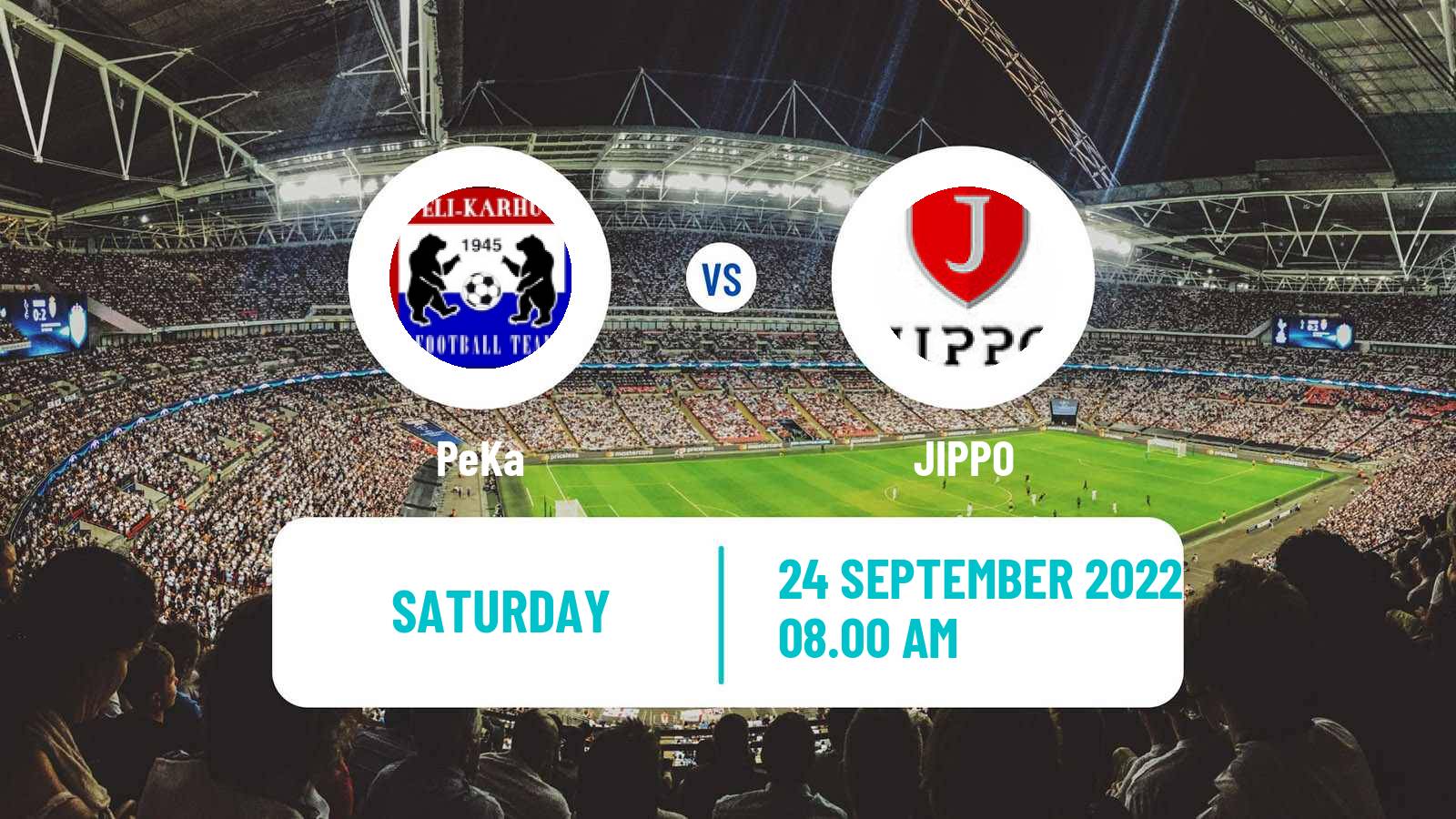 Soccer Finnish Kakkonen Group A PeKa - JIPPO