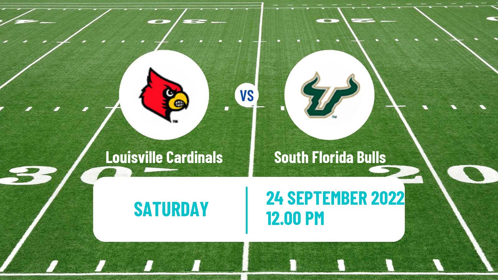 American football NCAA College Football Louisville Cardinals - South Florida Bulls