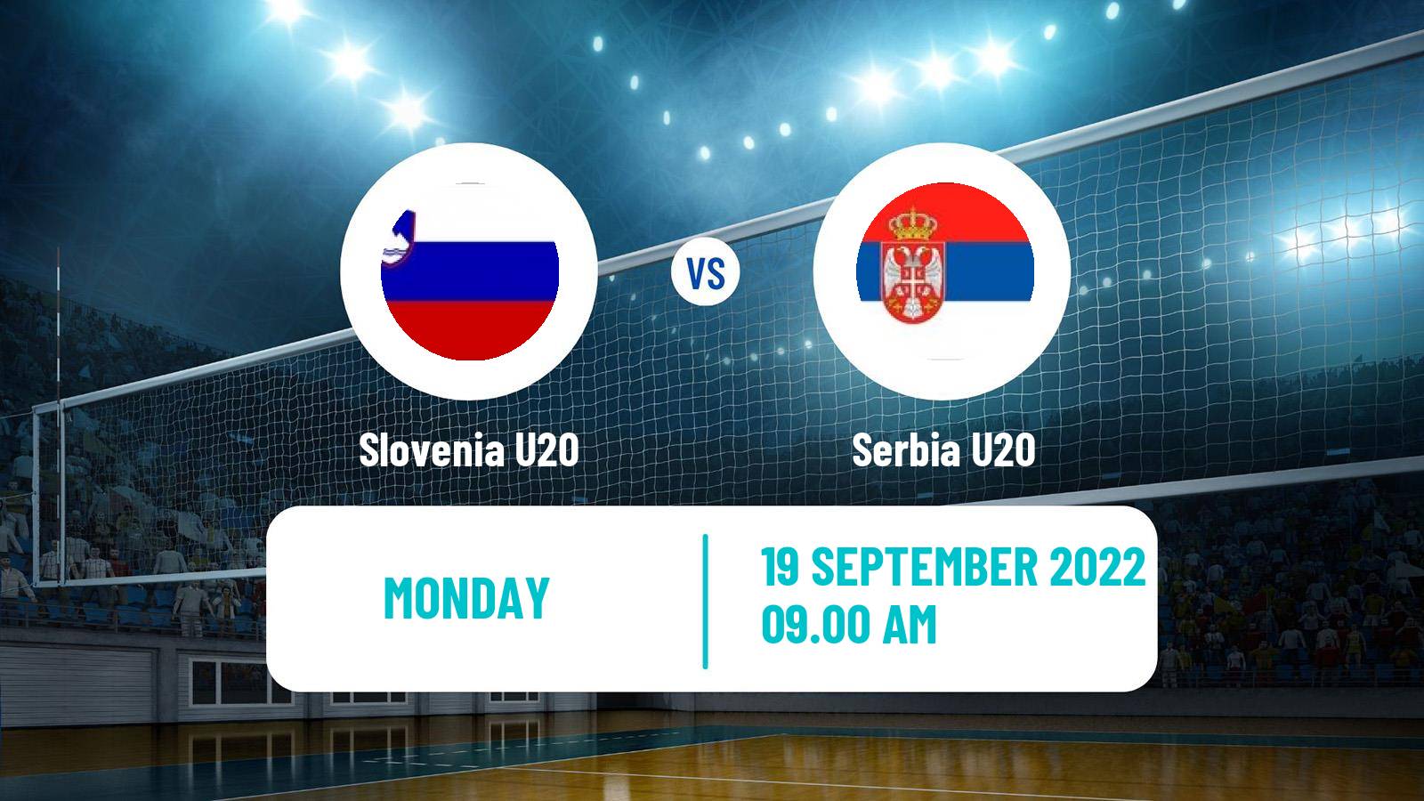 Volleyball European Championship U20 Volleyball Slovenia U20 - Serbia U20