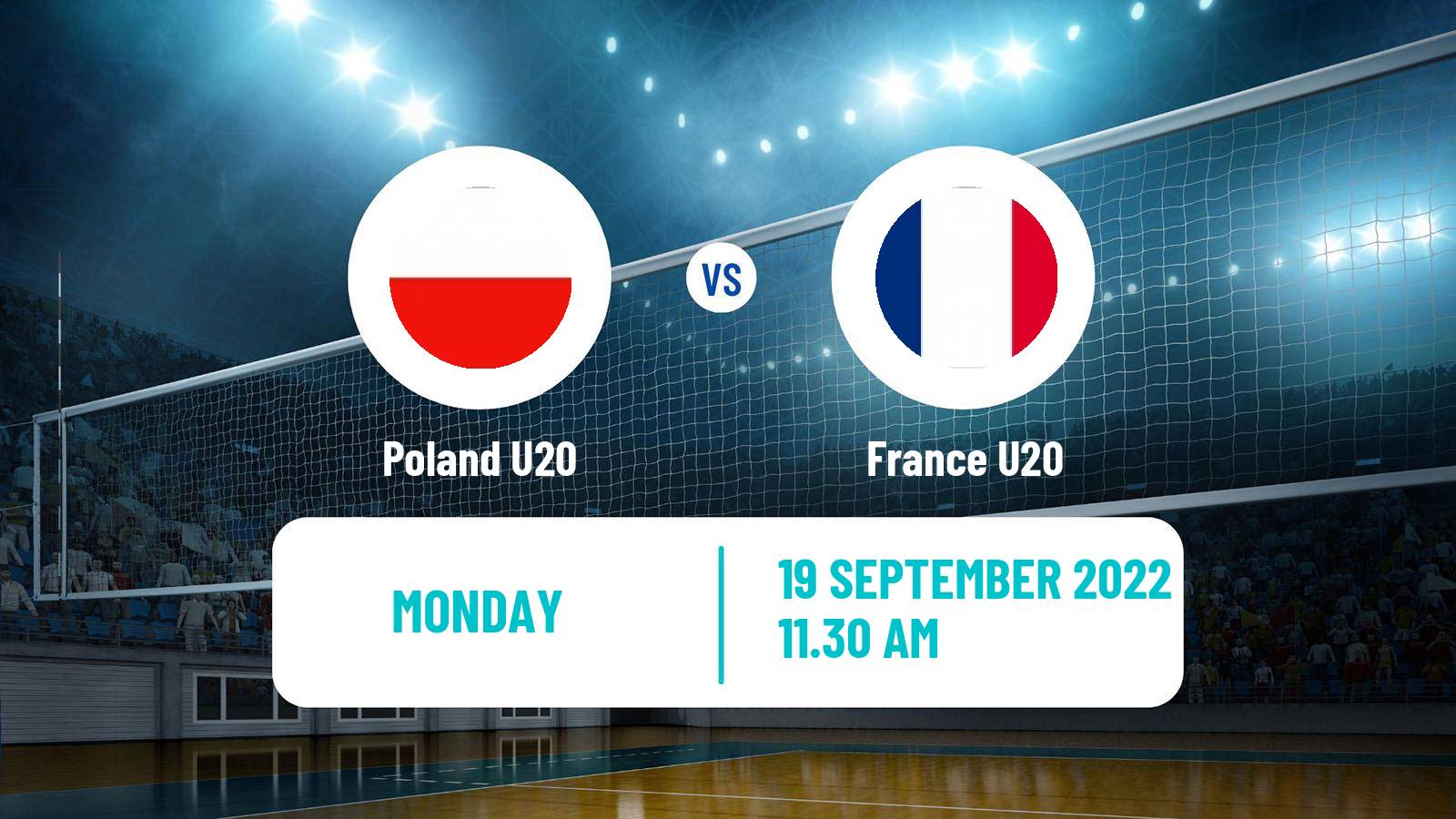 Volleyball European Championship U20 Volleyball Poland U20 - France U20