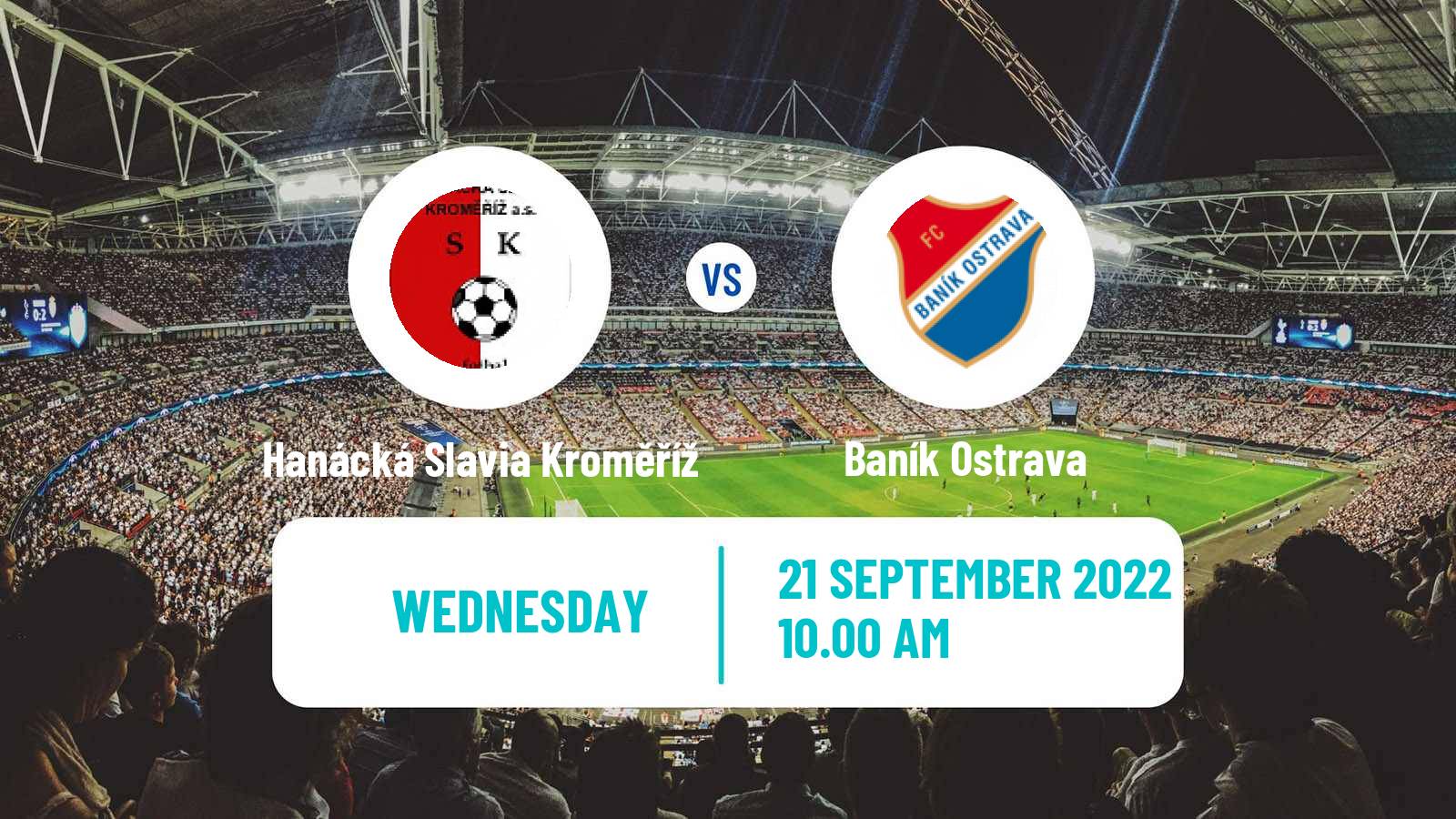 Soccer Czech Cup Hanácká Slavia Kroměříž - Baník Ostrava