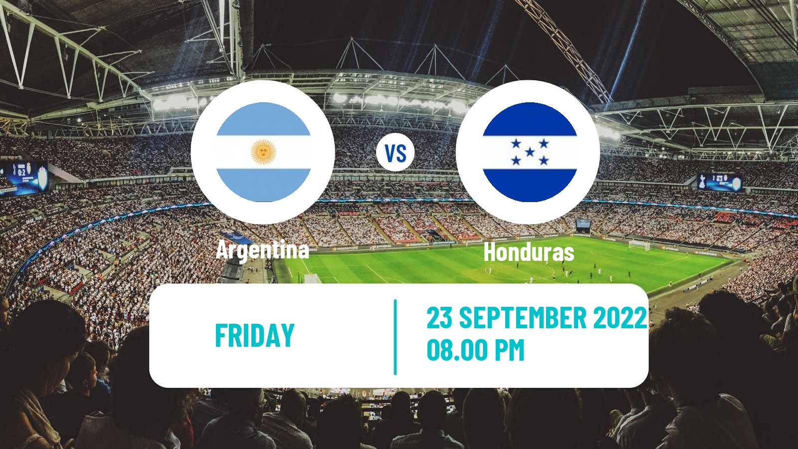 Soccer Friendly Argentina - Honduras