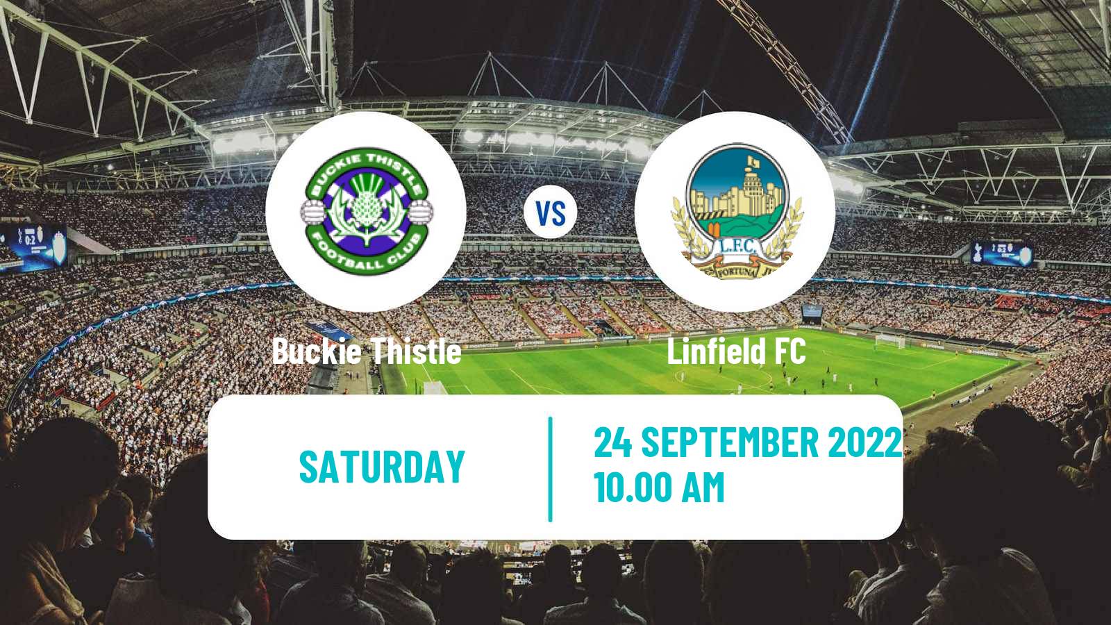 Soccer Scottish Challenge Cup Buckie Thistle - Linfield