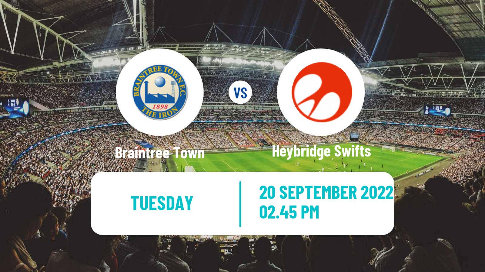 Soccer English FA Cup Braintree Town - Heybridge Swifts