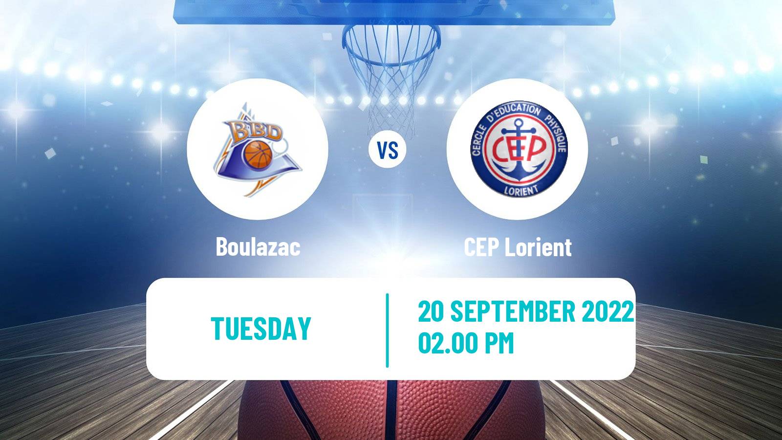 Basketball French Cup Basketball Boulazac - CEP Lorient