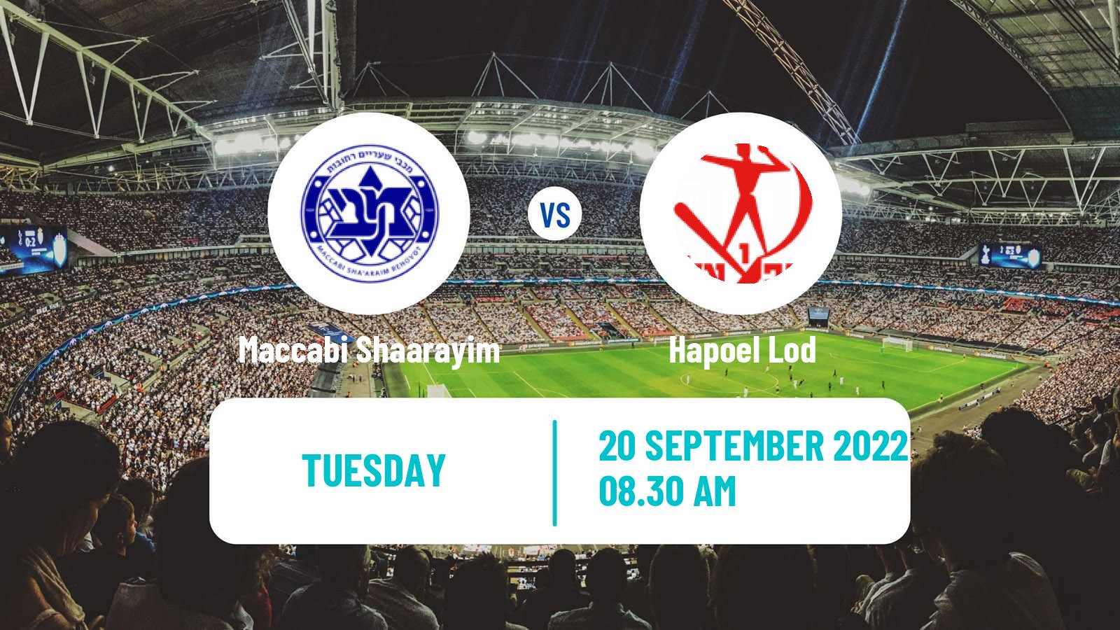 Soccer Israeli State Cup Maccabi Shaarayim - Hapoel Lod