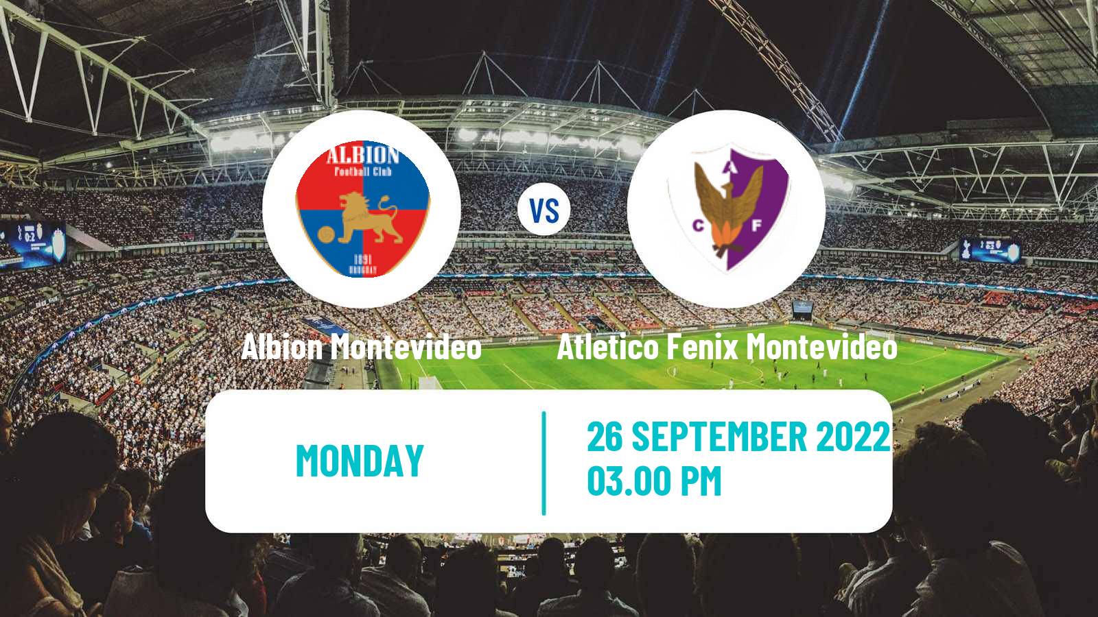 Soccer Uruguayan Primera Division Albion Montevideo - Atletico Fenix Montevideo