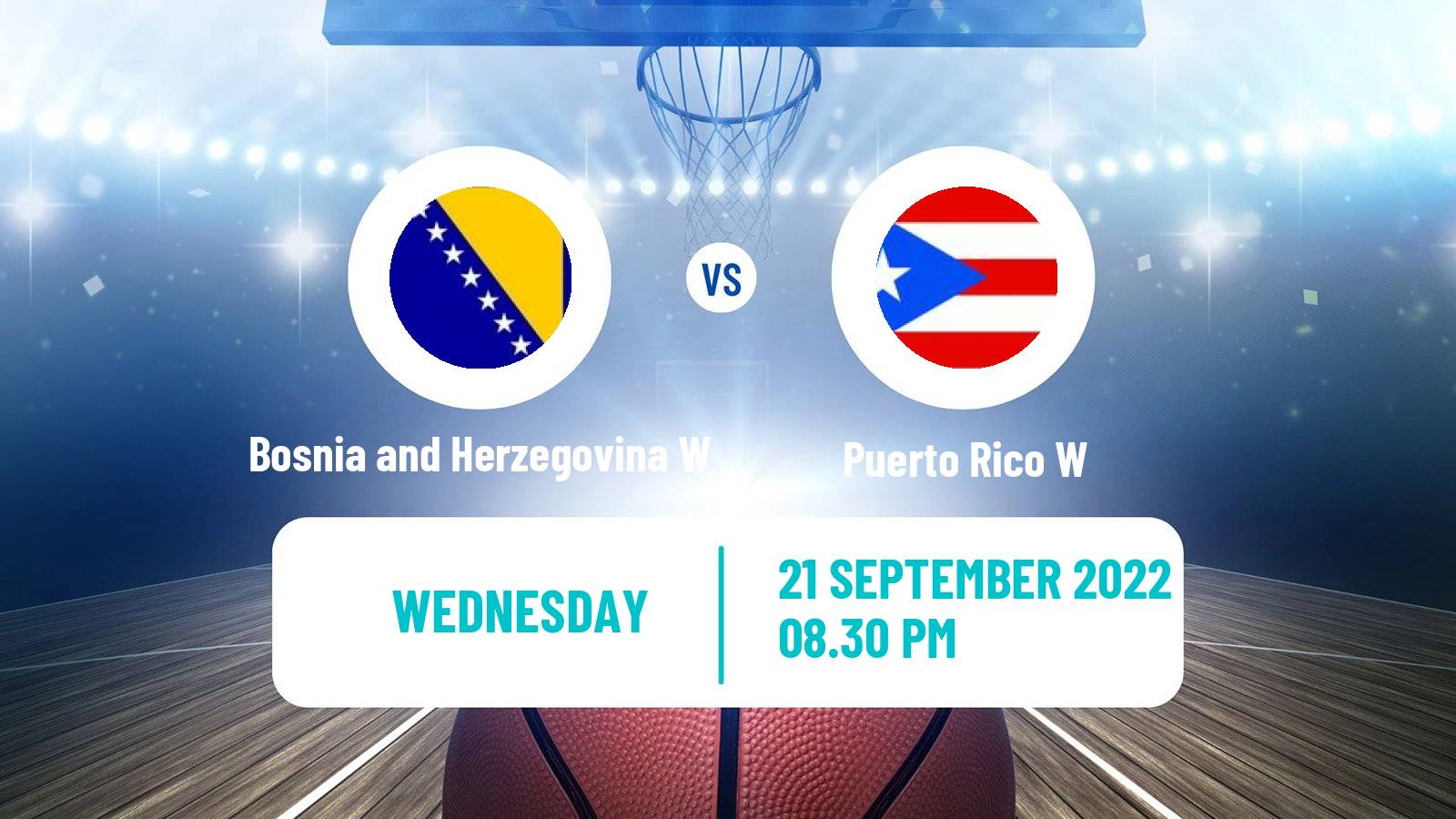 Basketball World Cup Basketball Women Bosnia and Herzegovina W - Puerto Rico W