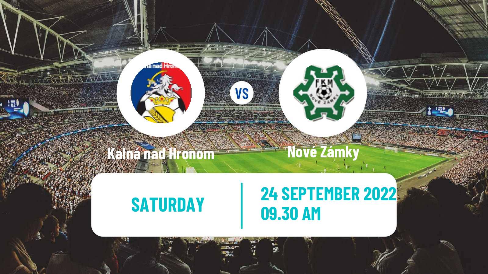 Soccer Slovak 3 Liga West Kalná nad Hronom - Nové Zámky