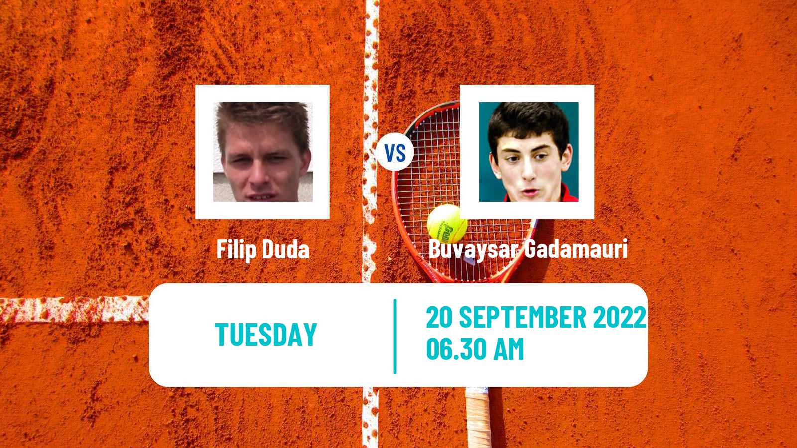 Tennis ITF Tournaments Filip Duda - Buvaysar Gadamauri