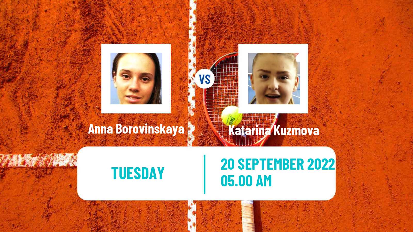 Tennis ITF Tournaments Anna Borovinskaya - Katarina Kuzmova