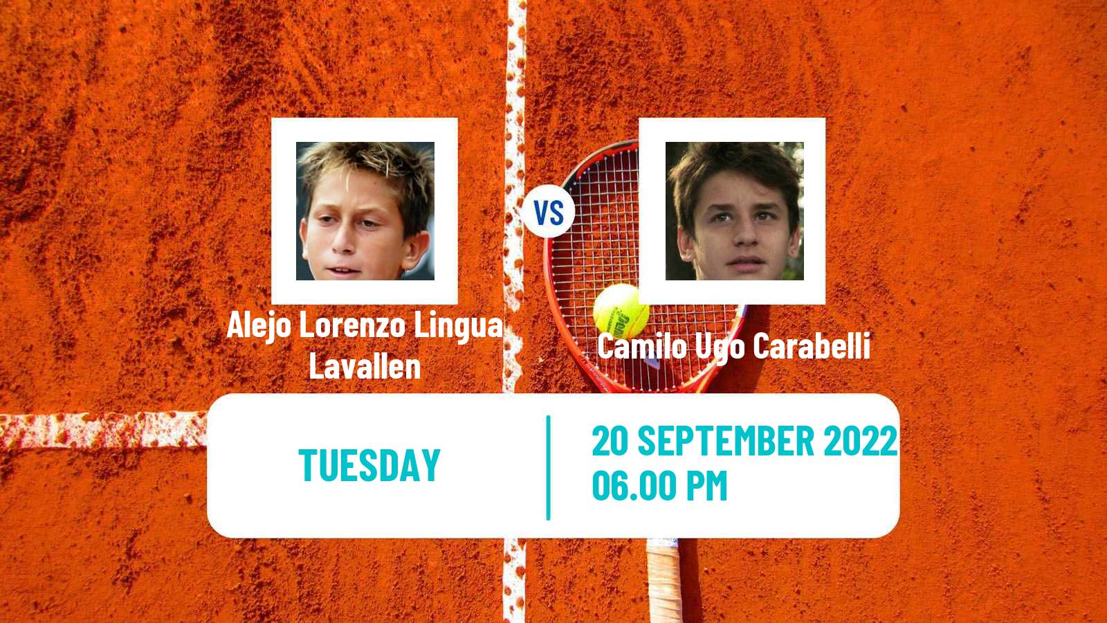 Tennis ATP Challenger Alejo Lorenzo Lingua Lavallen - Camilo Ugo Carabelli