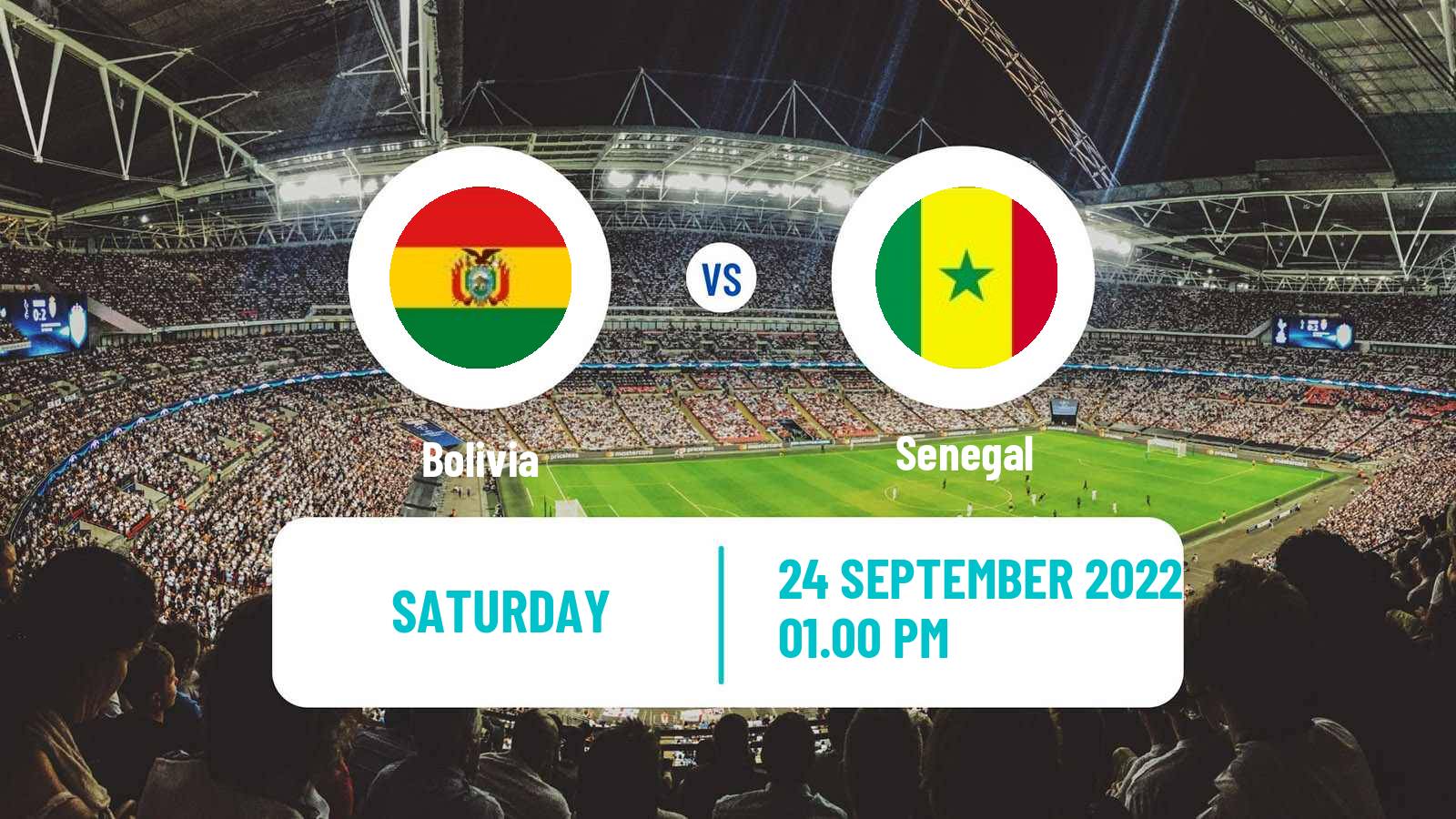 Soccer Friendly Bolivia - Senegal