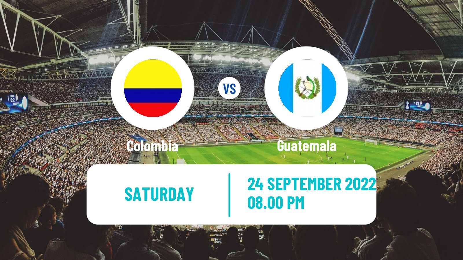 Soccer Friendly Colombia - Guatemala