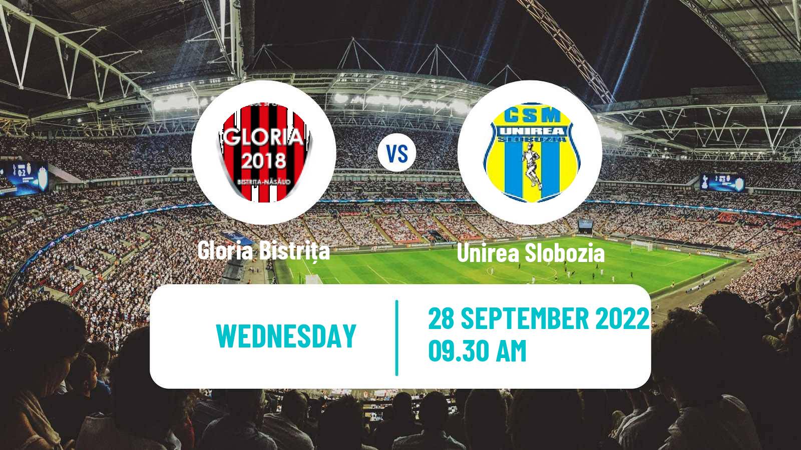 Soccer Romanian Cup Gloria Bistrița - Unirea Slobozia