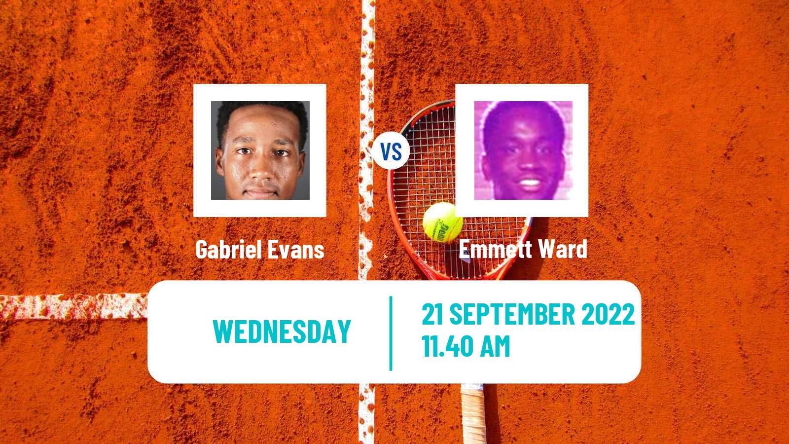 Tennis ITF Tournaments Gabriel Evans - Emmett Ward