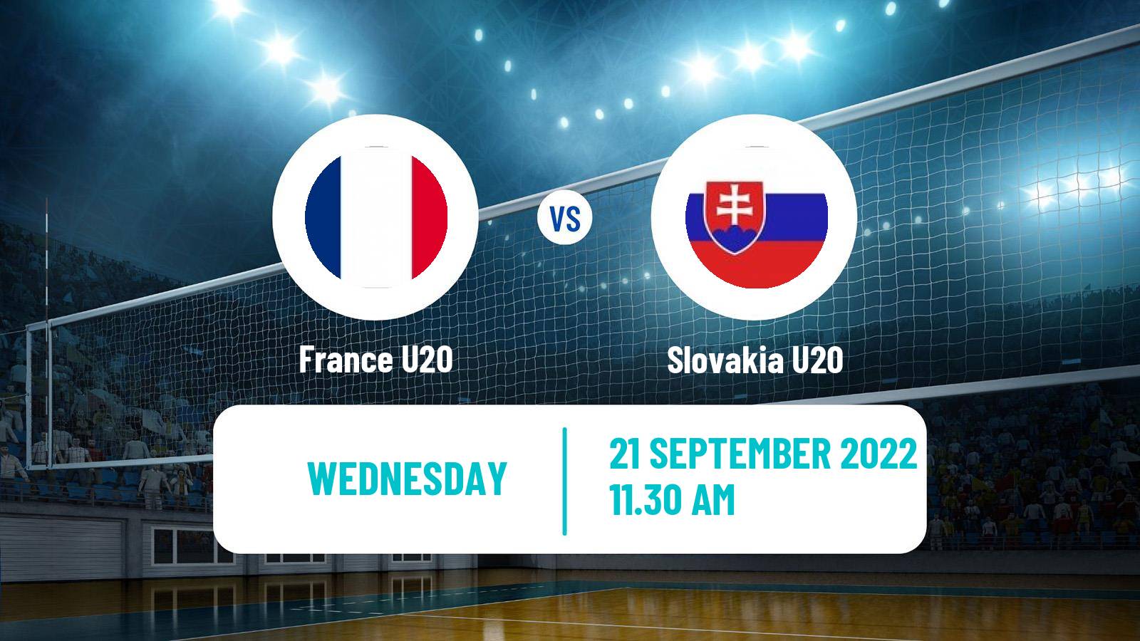 Volleyball European Championship U20 Volleyball France U20 - Slovakia U20