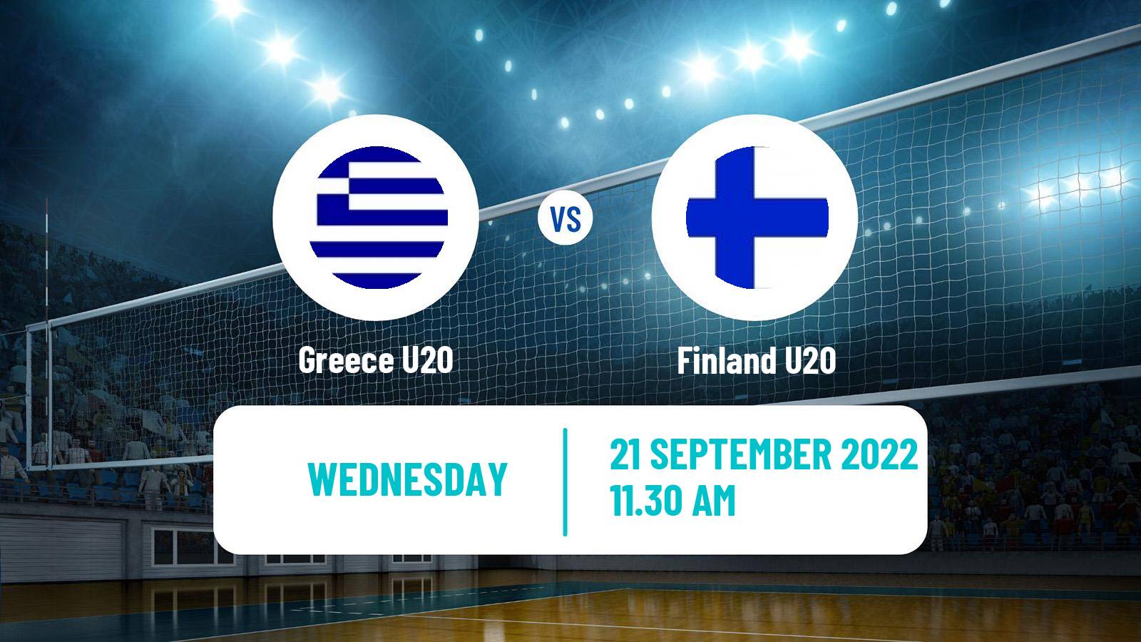 Volleyball European Championship U20 Volleyball Greece U20 - Finland U20