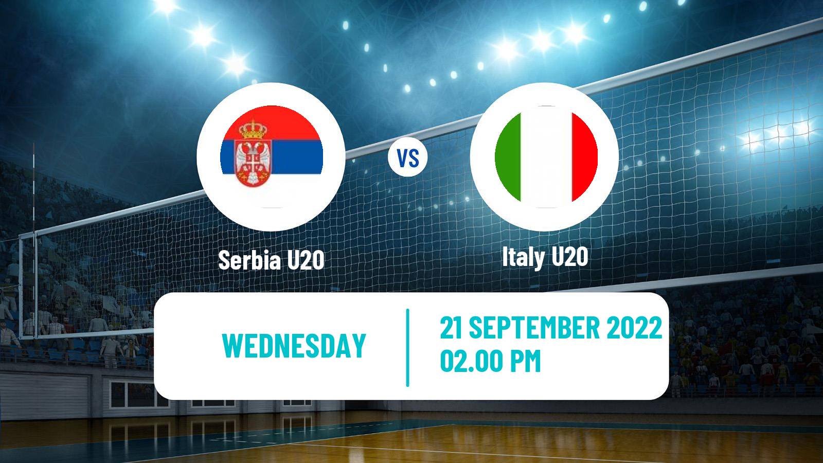 Volleyball European Championship U20 Volleyball Serbia U20 - Italy U20
