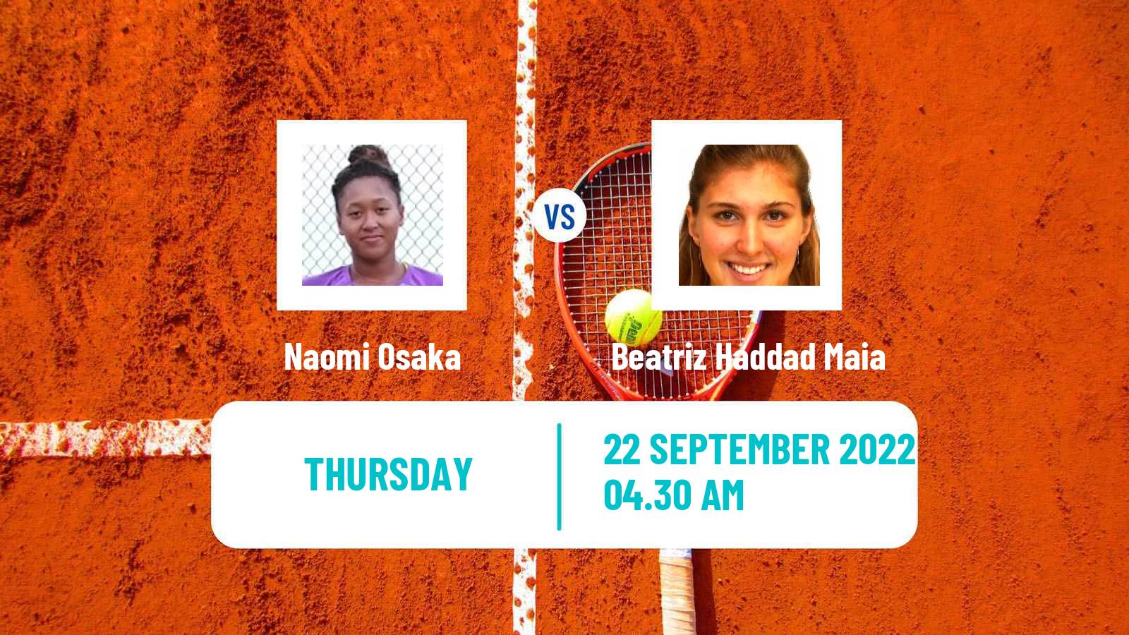 Tennis WTA Tokyo Naomi Osaka - Beatriz Haddad Maia