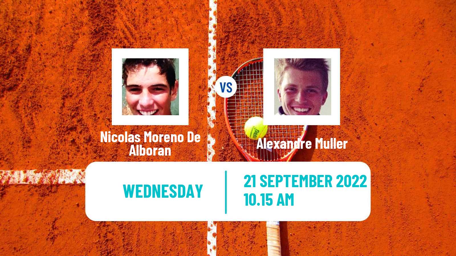 Tennis ATP Challenger Nicolas Moreno De Alboran - Alexandre Muller