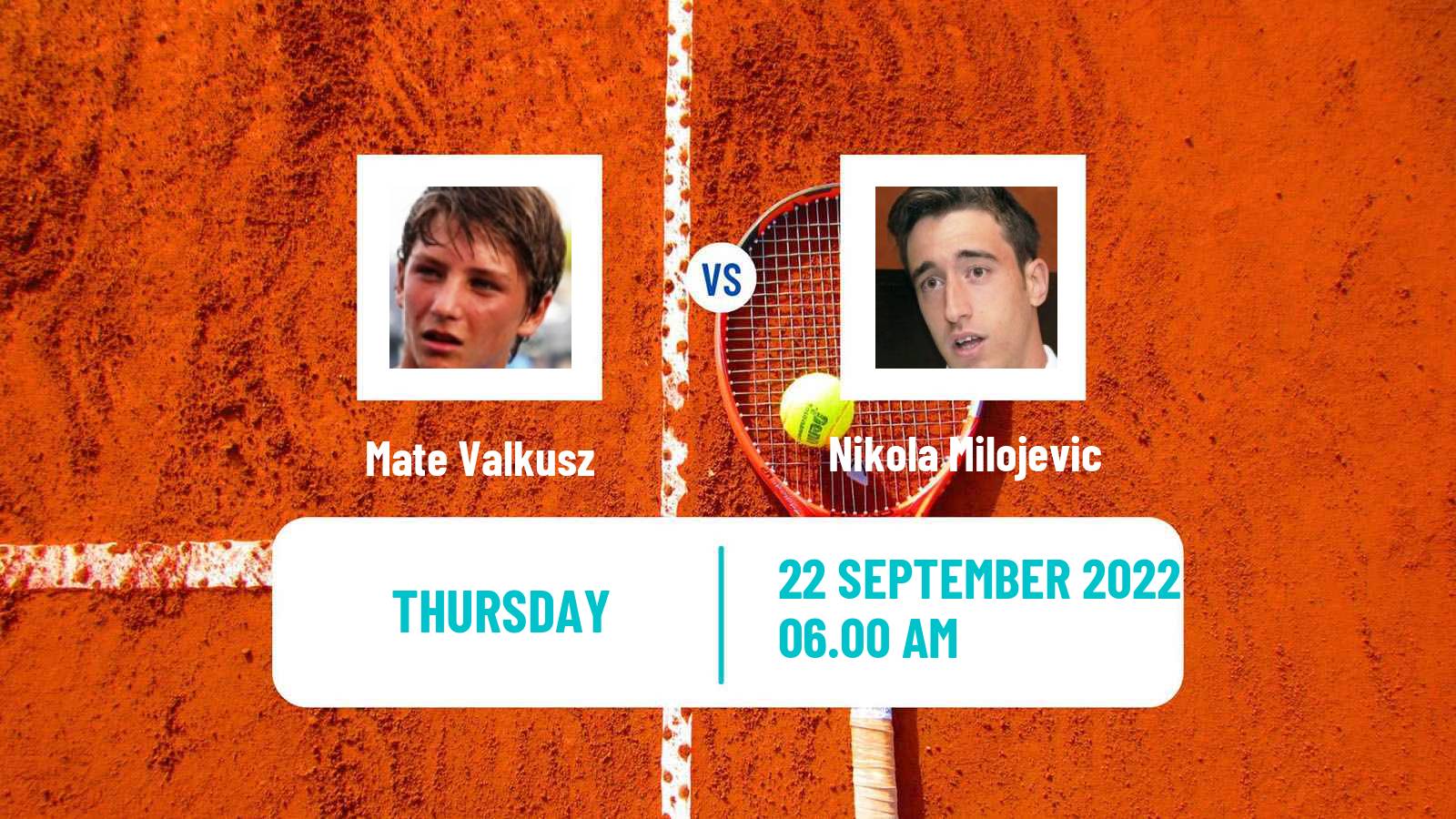 Tennis ATP Challenger Mate Valkusz - Nikola Milojevic