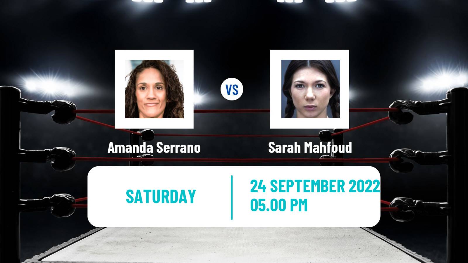 Boxing Boxing Amanda Serrano - Sarah Mahfoud