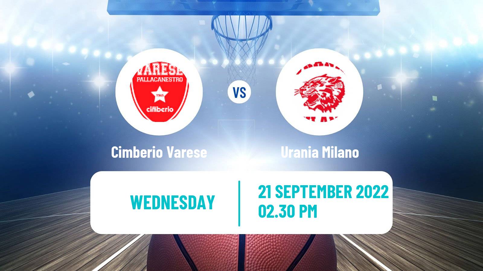 Basketball Club Friendly Basketball Cimberio Varese - Urania Milano