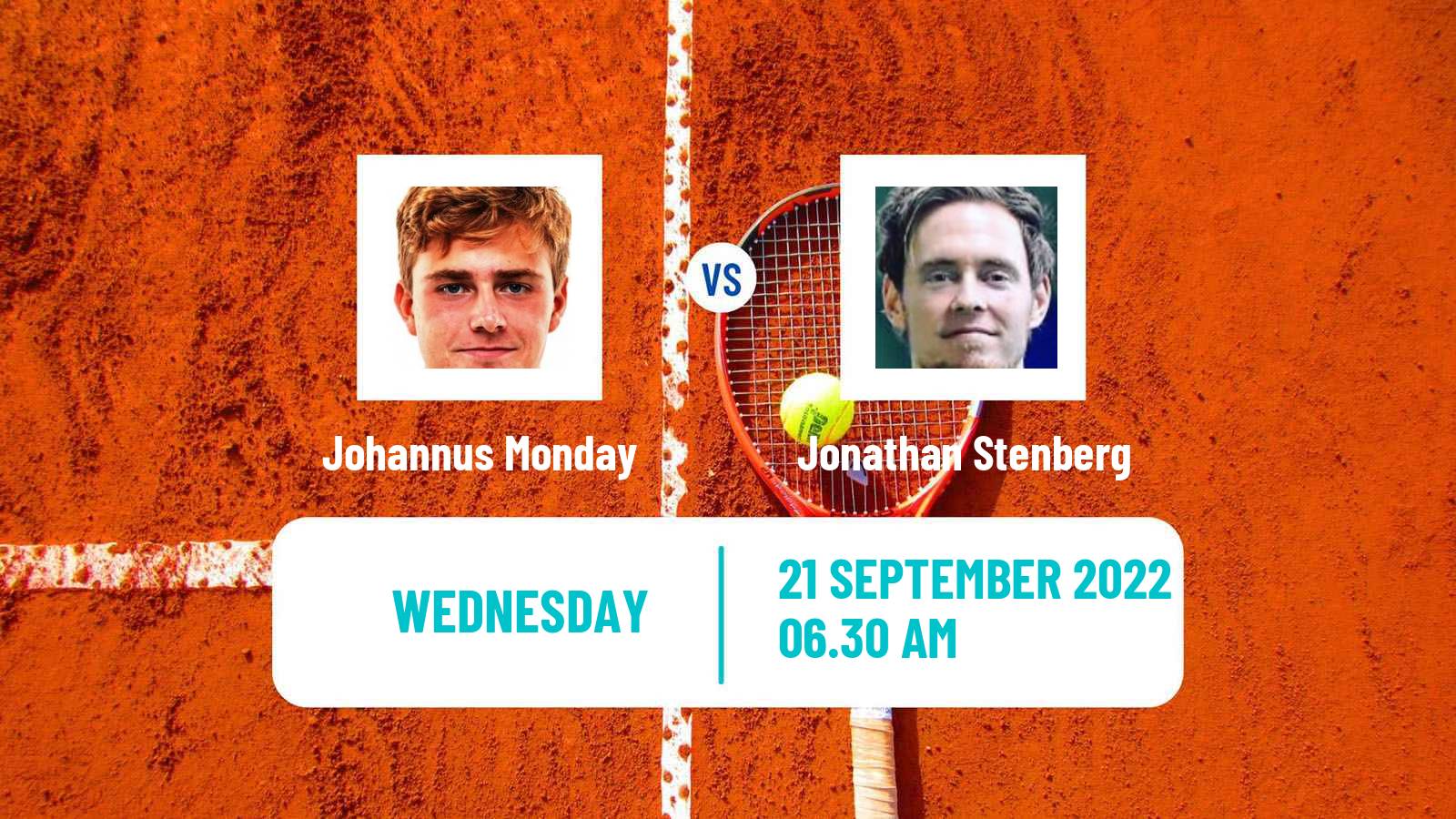 Tennis ITF Tournaments Johannus Monday - Jonathan Stenberg