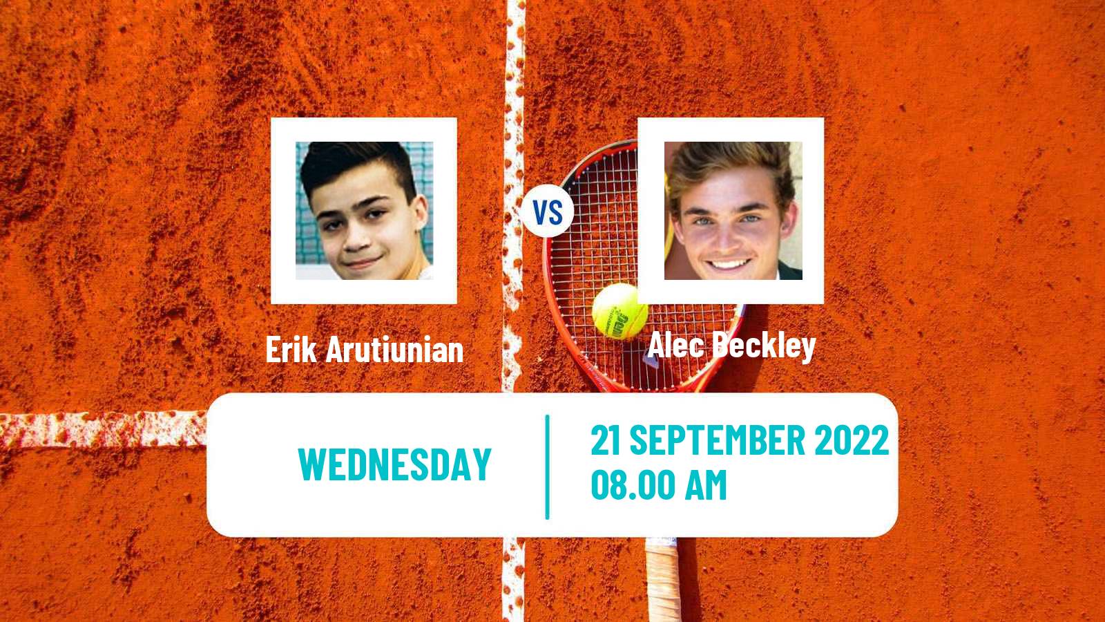 Tennis ITF Tournaments Erik Arutiunian - Alec Beckley