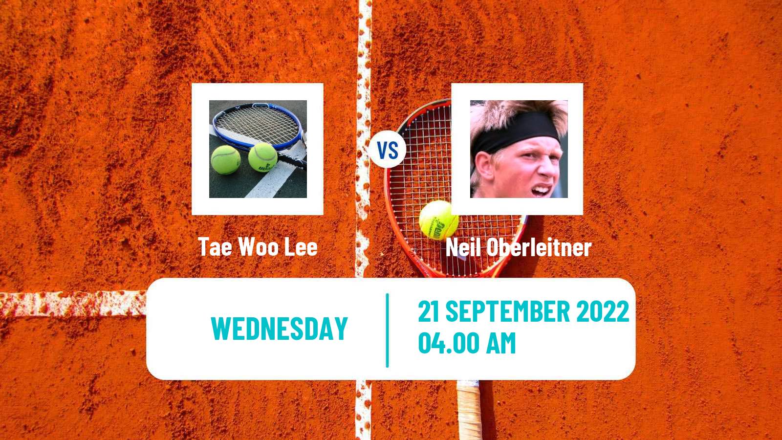 Tennis ITF Tournaments Tae Woo Lee - Neil Oberleitner