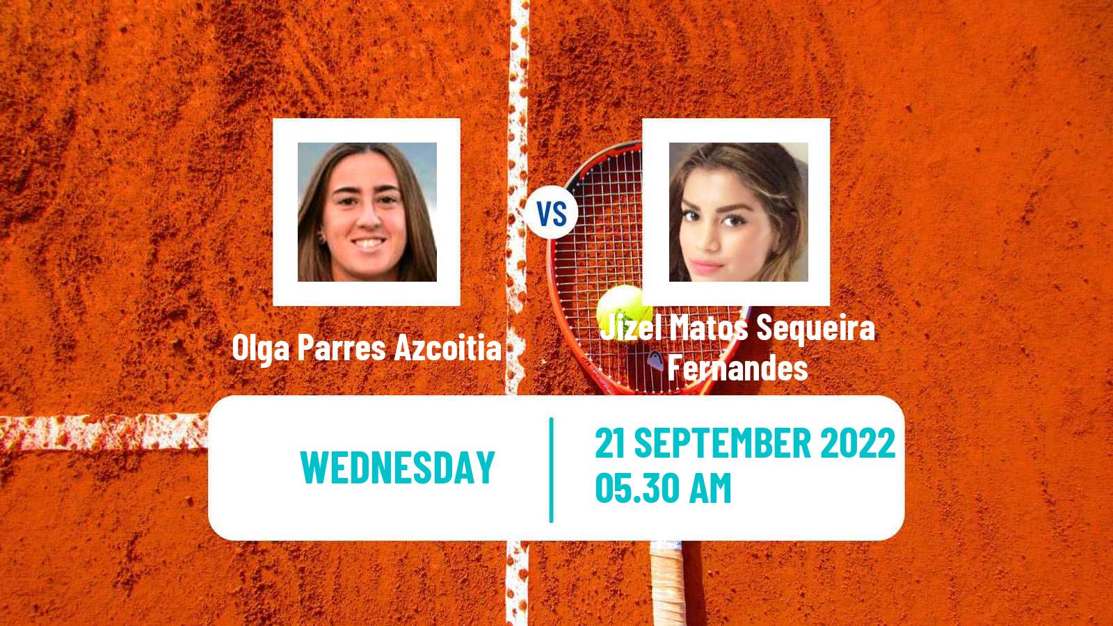 Tennis ITF Tournaments Olga Parres Azcoitia - Jizel Matos Sequeira Fernandes