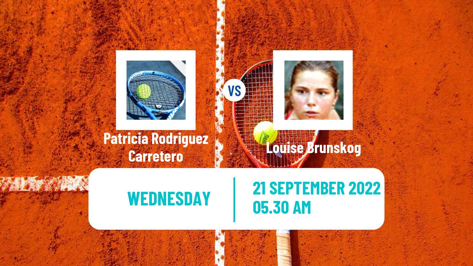 Tennis ITF Tournaments Patricia Rodriguez Carretero - Louise Brunskog