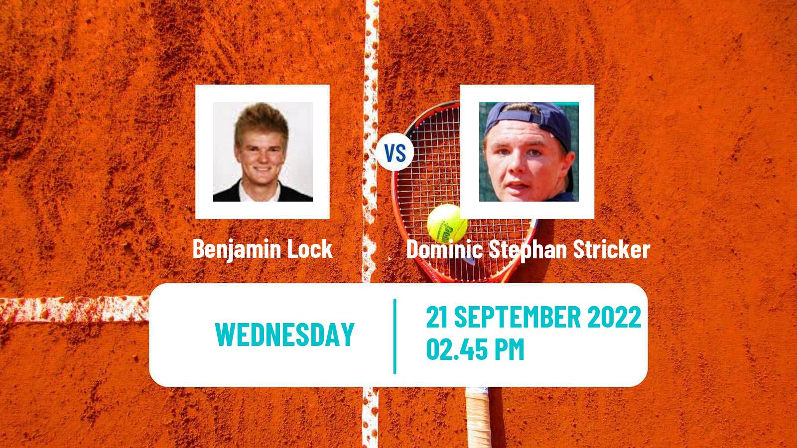Tennis ATP Challenger Benjamin Lock - Dominic Stephan Stricker