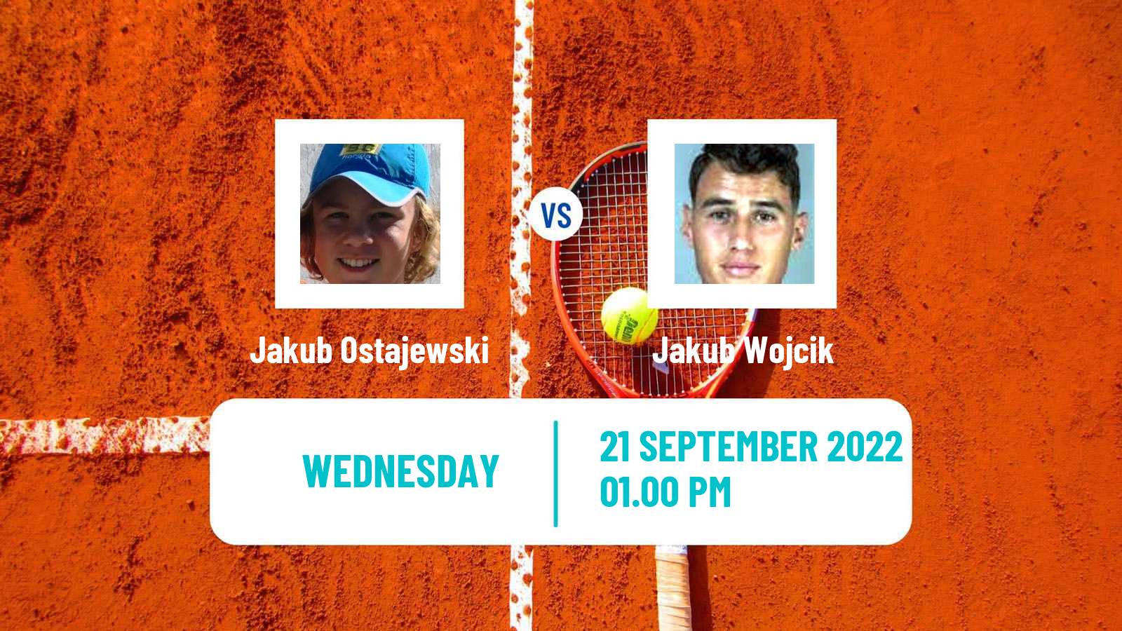 Tennis ITF Tournaments Jakub Ostajewski - Jakub Wojcik