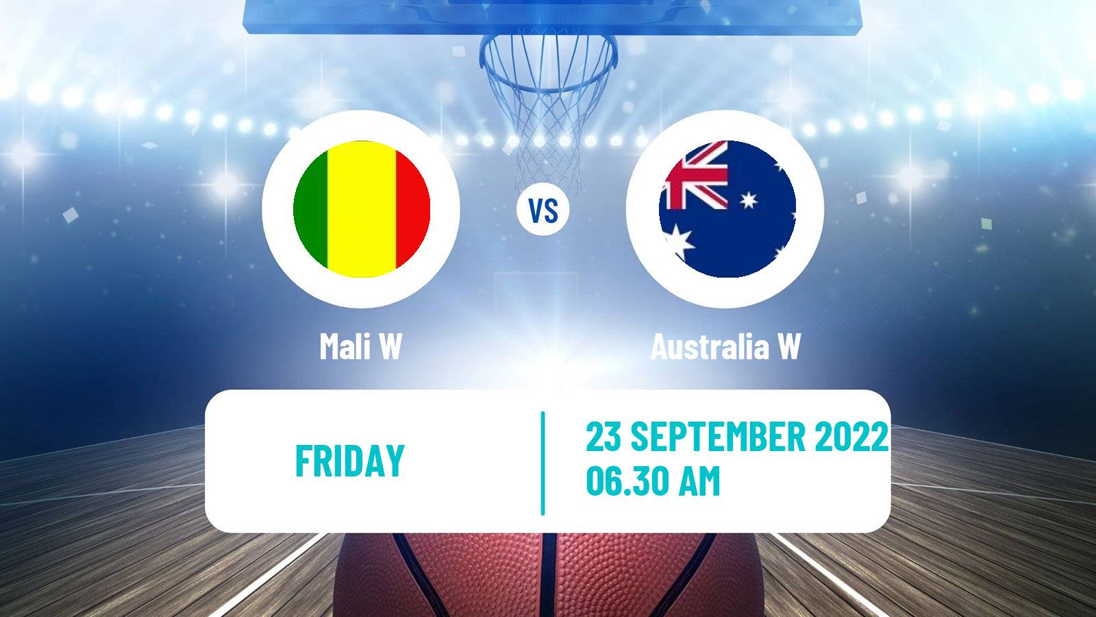 Basketball World Cup Basketball Women Mali W - Australia W