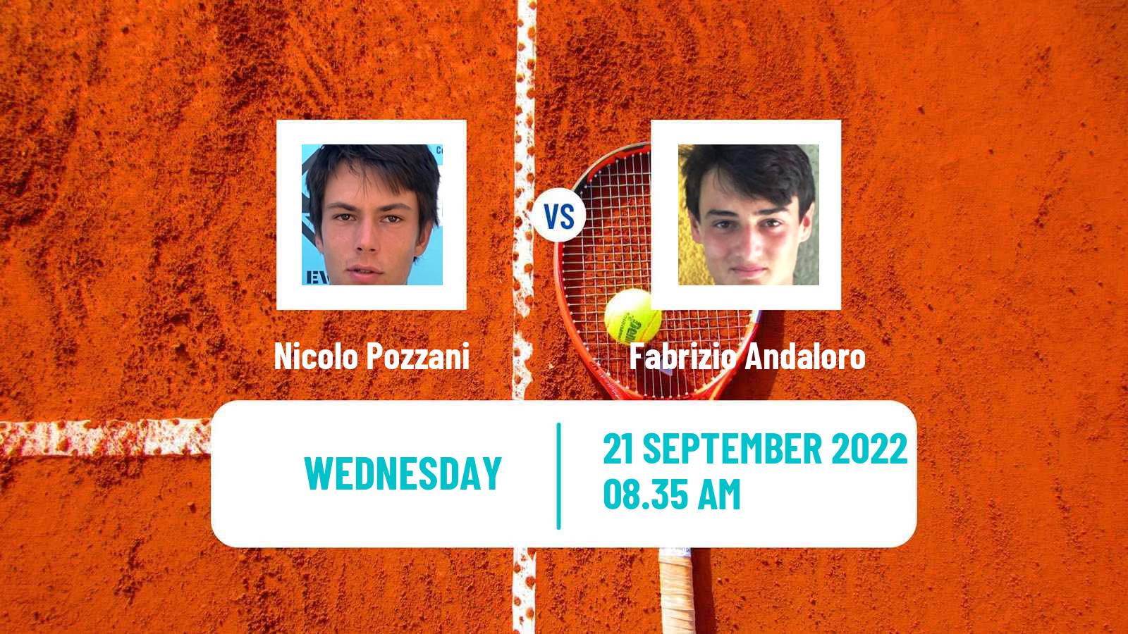 Tennis ITF Tournaments Nicolo Pozzani - Fabrizio Andaloro