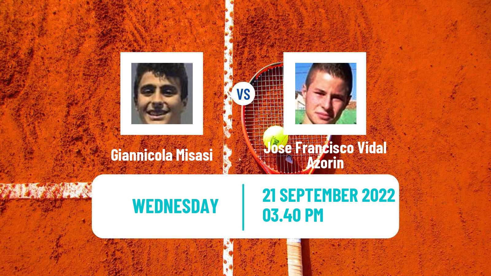 Tennis ITF Tournaments Giannicola Misasi - Jose Francisco Vidal Azorin